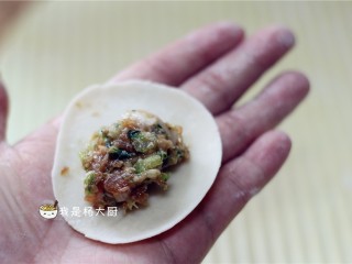 10、西芹猪肉饺子,按正常程序包饺子