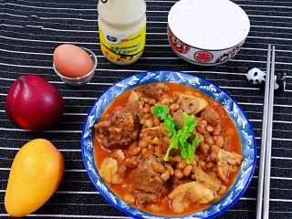 17、番茄黄豆炖牛腩,用精心准备的晚餐来祝考试的学子们取得优异的好成绩