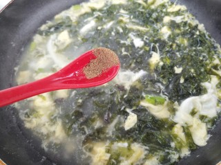 18、鸡蛋紫菜汤,半勺胡椒粉