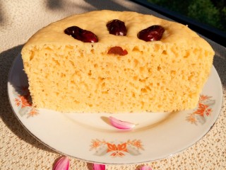 11、玉米发糕,这是切面