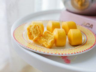 13、好看又好吃的南瓜刀切馒头,完成