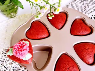 15、爱心小蛋糕,成品图