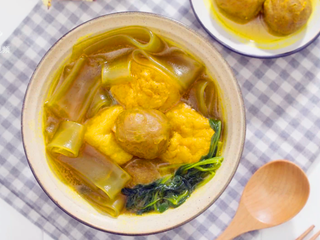 13、咖喱牛丸粉汤-好吃不将就的快手菜！,成品展示