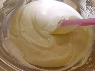 6、姜汁软糖,两者搅拌均匀，备用。