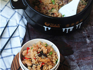 12、鸡腿饭,香喷喷的开吃啦