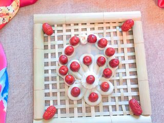 18、枣花馒头,成品图。