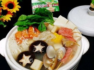 23、一锅炖+海鲜烩锅,特别鲜美