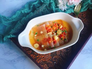 12、暖胃剁椒辣蒸萝卜汤,中国的菜系,在于食材的多变和创新,为人而定