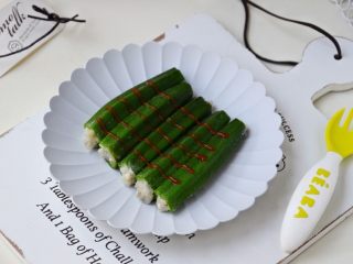 13、鳕鱼酿秋葵,成品