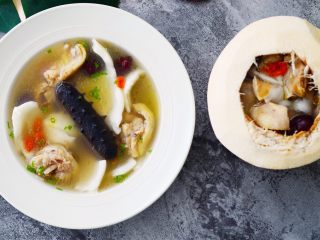 19、海参椰子鸡,完成品