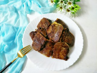 15、红糖年糕,煎好的年糕