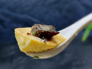 14、营养早餐 海参蒸蛋羹,蛋羹细腻嫩滑，海参鲜美。