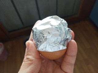 17、十味+蛋黄酱彩蔬蒸肉蛋,蒙上锡纸