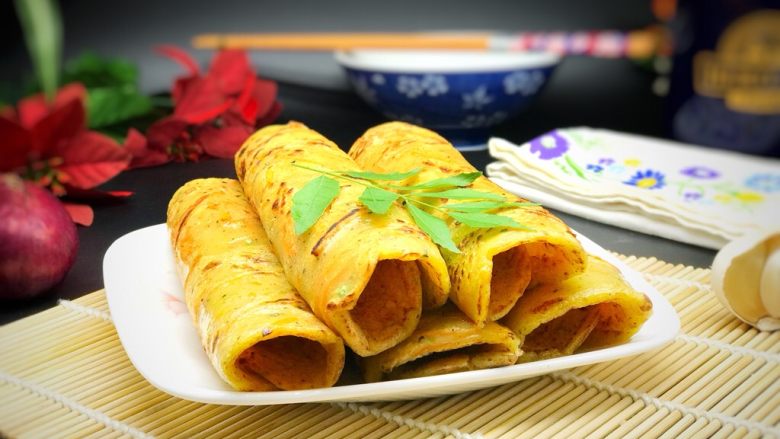 做饼黑胡椒胡萝卜煎饼