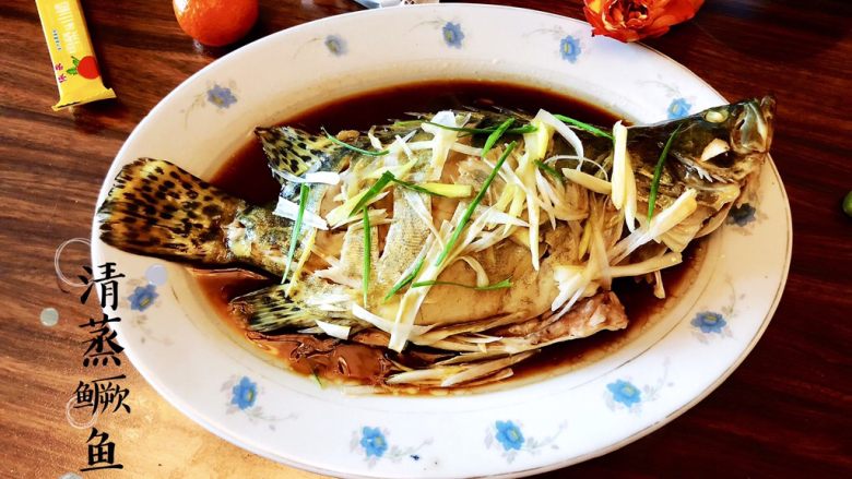 年年有鱼桃花流水鳜鱼肥家常清蒸鳜鱼