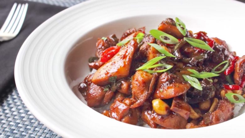 快速简单家常辣味焦糖鸡