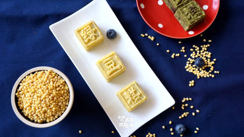 自制绿豆糕入口即化的夏日小点