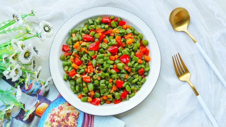 简单好吃的炒四季豆