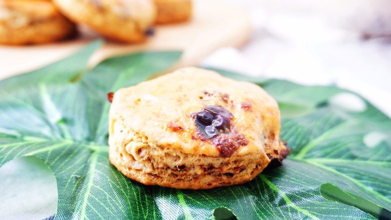 养生红糖红枣司康饼酵母版