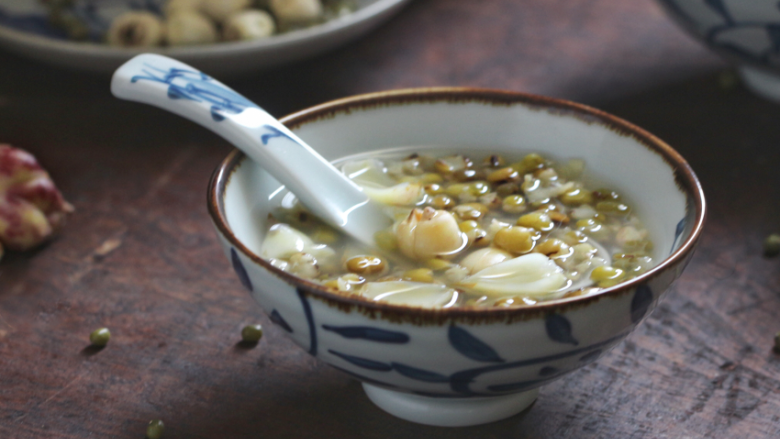 绿豆百合莲子羹