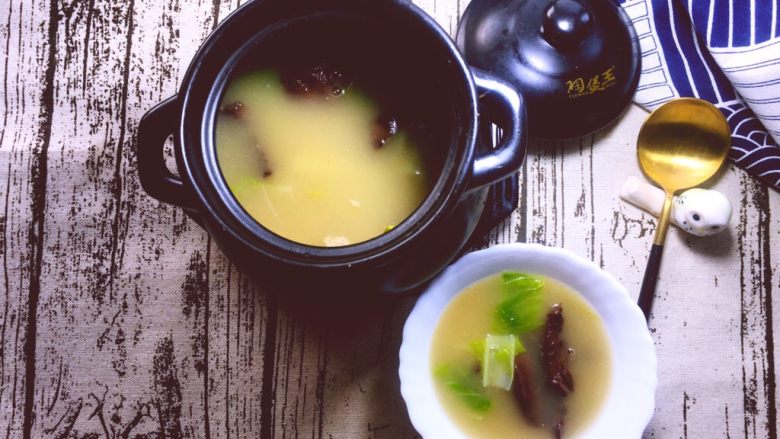 养生汤之猪血浓汤