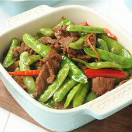 豌豆烧牛肉