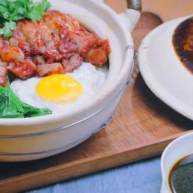 玫瑰叉烧煲仔饭