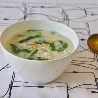 韭菜肉松粥
