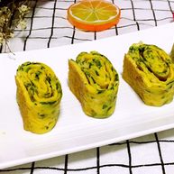 宝宝辅食之银鱼菠菜玉子烧