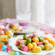 补铁辅食隐形肉泥彩色迷你馒头