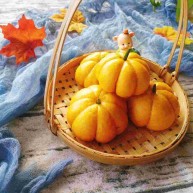 最爱包子仿真小南瓜豆沙包