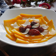 红枣百合蒸南瓜