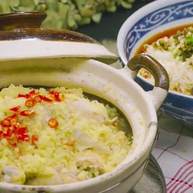 暖胃姜汁鸡配重庆小面