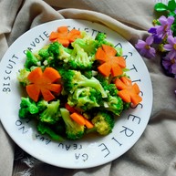 厨房挑战素菜蒜蓉西兰花