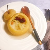 懒人料理冰糖雪梨炖雪耳枣