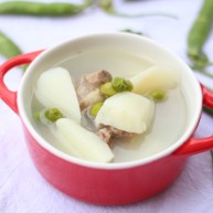 山药豌豆排骨汤