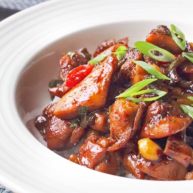 快速简单家常辣味焦糖鸡