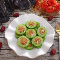 蜜汁红枣酿苦瓜