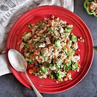 低脂营养减肥—双米杂蔬炒饭