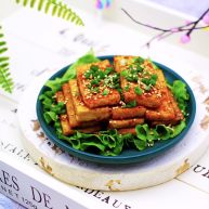 香辣煎豆腐