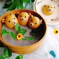 一锅出小熊红糖馒头红枣枸杞子银耳羹