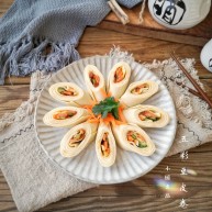 五彩豆皮卷——解年腻必备