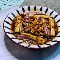 肉末蒸茄子