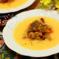 意式虾仁玉米粥