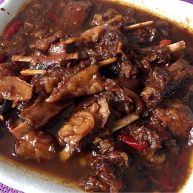 地方菜红烧山羊肉