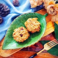 早餐健康饮食之低脂无油无糖坚果燕麦饼