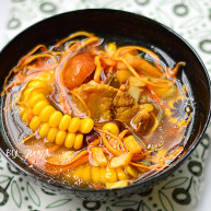 虫草花干贝猪骨汤