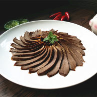 黑酱油香辣卤猪心