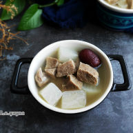 冬季养生暖身汤羊肉萝卜汤