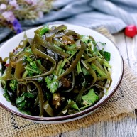 香菜拌海带丝
